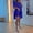 Blue, variant on Women's Shorts Suit for Women - Two Piece Outfits Short Sleeve Casual Set in for Everyday Wear Orange S