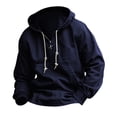 thumbnail image 1 of Blusa de manga larga con capucha, solapa, capucha, bolsillo, doble botonadura, informal, gabardina, cárdigan, abrigo para hombre, cárdigan, abrigo, blusa para hombre, 1 of 2