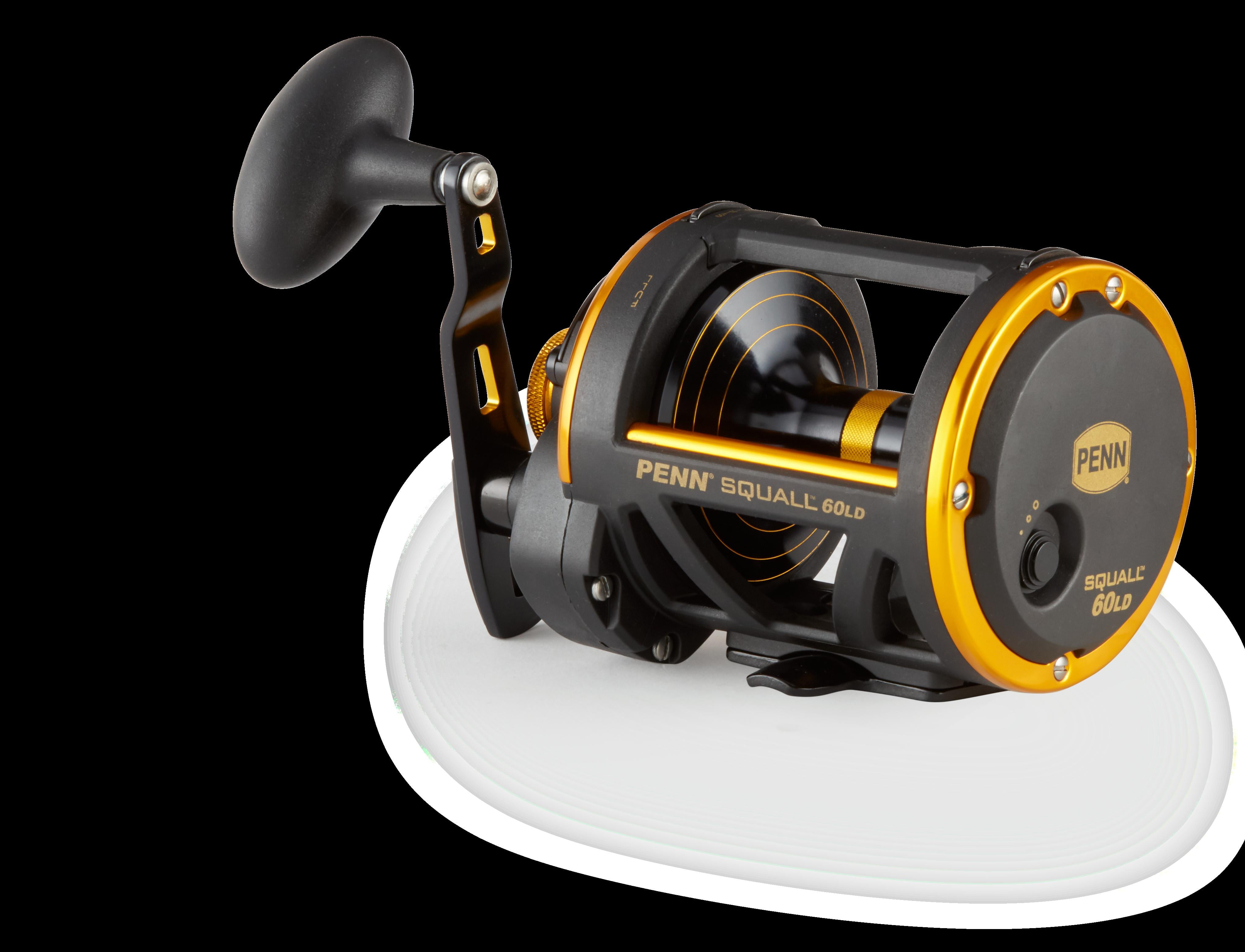 PENN Squall Lever Drag Nearshore/Offshore Fishing Reel, Size 60