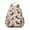 Dachshund and Flower-2, variant on Cute Pitbull Terriers Dog and Flower Backpack for School,Cute School Bag,Schoolbag with Adjustable Shoulder Straps & Padded Back,13.4"x11"x4.7"