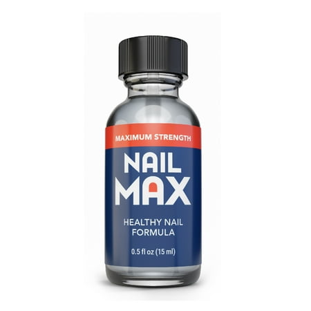 Nail Max Healthy Nail Formula - Maximum Strength Finger and Toe Fungus Remedy, .5 fl oz
