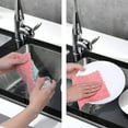 thumbnail image 4 of LANMOK 20 Pack Kitchen Dishcloths - Super Absorbent Coral Velvet Dish Cloths, 10.62“ x 6.2" Lint-Free No Odor Microfiber Cleaning Cloth Fast Drying Dish Rags Reusable Dishtowels for Cleaning Dishes, 4 of 5