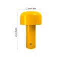 thumbnail image 3 of Vaidha Mushrooms Lamp Living Room Bedroom Bedside Night Light Wind Net Red Feel Decorative Table Lamp Three Colors Changing Light Infinitely Dimmable, 3 of 6