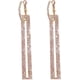 thumbnail image 2 of Pendientes largos con circonita cúbica rectangular geométrica y diamantes de imitación para mujer, hipoalergénicos, 2 of 4