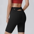 thumbnail image 4 of SEMPAI Gym Shorts for Women Hidden Pockets Workout Running Yoga Long Shorts Casual Athletic Legging Summer Bottoms Loungewear, 4 of 5