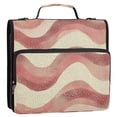 thumbnail image 5 of FORMRS Zipper Binder with Shoulder Strap 2-inch Ring 500 Sheet Capacity File Bag, Soft Pink Pattern, 5 of 5