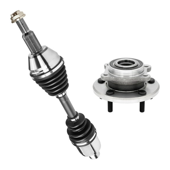 AutoShack Front Right CV Axle Shaft Wheel Hub Bearing Assembly Replacement for 2009-2019 Dodge Journey AWD, FWD Passenger Side 5-Lug 5 HUB060200742