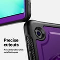thumbnail image 4 of XYX Case for Samsung Galaxy Tab A11/ Tab A9 8.7 Inch 2025/2023 with Rotating Stand, Shoulder Strap, 2in1 Shockproof Cover, Purple, 4 of 7