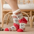 thumbnail image 4 of Women's Luxe Thermal Socks - Ultra Cozy Fuzzy Fleece Lined with Non-Skid Bottoms, 4 of 5