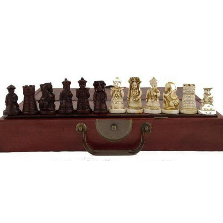 勝*様 古い中国のセット Collectible Chinese Antique Style Chess Game Set - Walmart.com