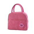 thumbnail image 1 of Billuyoard Bolsa de picnic aislada impermeable Bolsa de almuerzo Bolsa de soporte Oxford portátil Almacenamiento y organización del hogar Rosa roja Billuyoard HA1842-04, 1 of 6