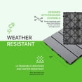thumbnail image 4 of UltraShield Naturale 1 ft. x 1 ft. Quick Deck Outdoor Composite Deck Tile in Westminster Gray (10 sq. ft. Per Box), 4 of 7