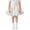White, variant on CPNG Girls Layered Mini Skirt Sweet Lace High Waist Solid Color Skirts with Satin Bow Decor Casual Pleated Ruffled Cake Skirts(White,7-8 Years)