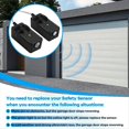 thumbnail image 4 of Kit de Sensor de Seguridad de Garaje 41A5034 Compatible, Abridores de Puertas de Garaje, Sensores de Puertas de Garaje, Reemplazo G801CB-P 801CB 041-0136, 4 of 5