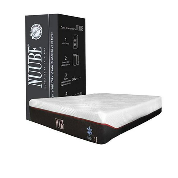 Colchón Memory Foam Individual Nuube 1.1