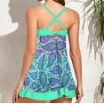 thumbnail image 4 of RKSTN Two Piece Plus Size Tankini Swimsuits for Women Flowy Bathing Suits with Shorts Tummy Control Swimwear, 4 of 4