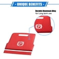 thumbnail image 3 of Unique Bargains 3 Pcs Center Console Electronic Handbrake Switch Button Cover for VW Arteon CC 19-23 Aluminum Alloy Red, 3 of 7