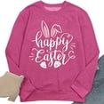 thumbnail image 6 of TAIAOJING 2024 Women's Fashion Easter Printed Sweatshirt Round Neck Long Sleeved Hoodie (1), 6 of 7