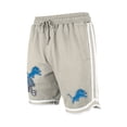 thumbnail image 2 of Men's New Era Light Beige Detroit Lions Stone Multi Patch Shorts, 2 of 5