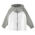thumbnail image 4 of TAIAOJING Toddler Summer Boys Girls Lightweight Sunscreen Hoodie Toddler Summer Outwear Breathable Coat Jacket Stylish 4-5Y, 4 of 4