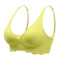thumbnail image 1 of Harpily 2025 Bra Women's Comfortable Summer Traceless No Steel Rim Small Chest With Soft Support Fixed Clearance Deep V Bra, 1 of 5