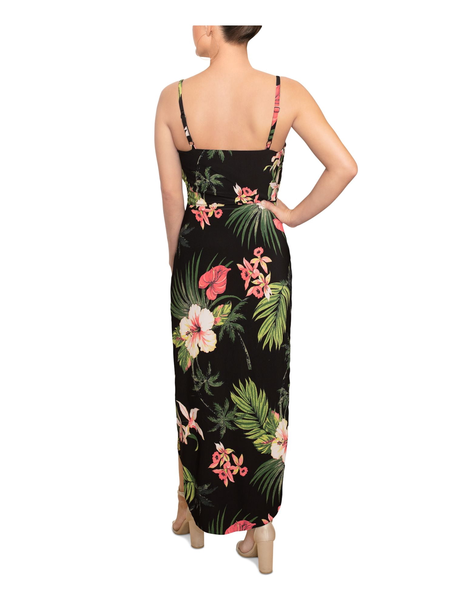 navy blue dress for baby girl Rachel Rachel Roy Women's Red Harland Lined Floral-Print A-Line Dress Sz XS