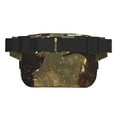 thumbnail image 3 of Fotbe Sac Banane Imprimé Aigle Chauve Dinosaure pour Femmes et Hommes, Sac de Taille Carré à Double Couche Imperméable avec Sangle Réglable pour Randonnée, Jogging, Cyclisme, 3 of 9
