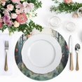 thumbnail image 4 of Ryvnso Fox in Forest Round Plate Mats Dining Table Placemat Set of 4 for Holiday Decoration, 4 of 7