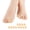 Beige, variant on Povihome Toe Sleeves, Toe Protectors, 10 Pack Toe Tube Pads for Hammer Toe,Stubbed Toe,Corns, Calluses Protect,M Size,White