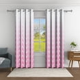 thumbnail image 3 of Aofoto Pink Blackout Curtains for Living Room, Light Blocking Window Curtain/Drapes, Grommet Top, 2 Pack,52x96 inches, 3 of 5