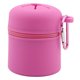 thumbnail image 2 of Caja para pesca con mosca, aparejos de pesca, con cremallera y mosquetón, estuche portátil Rosa, 2 of 9