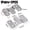L-1Pair, variant on Flush Mount Bracket Interlocking Photo Frame Hook Picture Hanger Z Clip Bracket Display Gallery Wall Mount Hardware