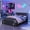 Black+Gray, variant on CZBZ Queen Size Upholstered Gaming Bed with Side-Lift Hydraulic Storage System, Cyberpunk Style Platform Bed with Futuristic Pattern for Gamers, 660LBS Capacity, No Box Spring Needed, Easy Assembly