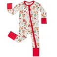 thumbnail image 1 of Pijama para bebé Pureborn de 18 a 24 meses de bambú con cierre bidireccional, 1 of 7