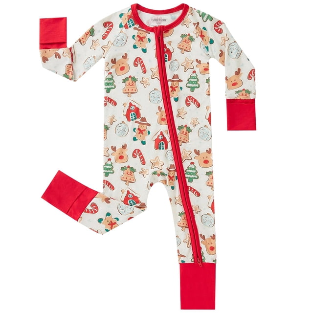 Pijama para bebé Pureborn de 18 a 24 meses de bambú con cierre bidireccional