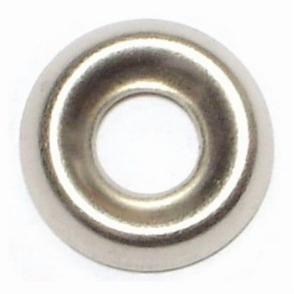 #8 x 13/64" x 17/32" Nickel Plated Steel Finishing Washers FNWSR-011