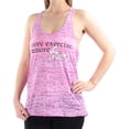 thumbnail image 1 of Material Girl Womens Active Juniors’ Braided-Back Graphic Tank Tops, Violet, X-Large, 1 of 3