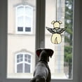 Gold Cross Stained Dog Gifts For Dog Lovers A Angel Wing Dog Decor ...