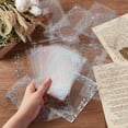 thumbnail image 3 of 32Pcs Transparent Lace Stickers 4-Style Scrapbook Decorative Frame Stickers PET Decorative Laser Vintage Stickers, 3 of 8
