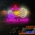 thumbnail image 4 of Handmadetneonsign Candle Shop Neon Sign, Handmade Candle Led Sign, Candle Store Wall Art, Candle Gift Home Wall Decor 80720, 4 of 5