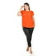 thumbnail image 5 of Blusa con detalle calado Roman Fashion /Tallas Extras, 8484 (Naranja) naranja 38, 5 of 6