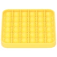 thumbnail image 1 of Juguete sensorial de burbuja de empuje de dedo, juguete de silicona para aliviar el estrés, regalos para niños, adultos, ancianos, amarillo, 1 of 14