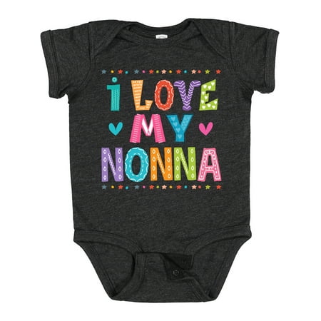 

Inktastic I Love My Nonna Baby Clothes Gift Baby Girl Bodysuit