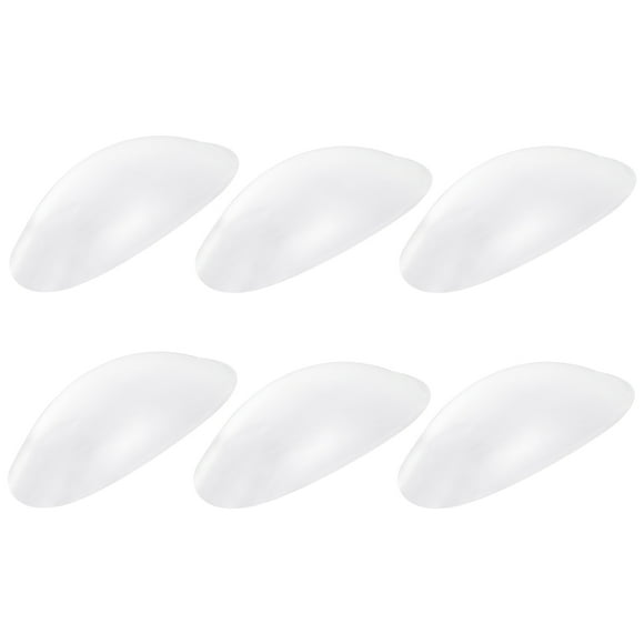 Almohadillas de Hombro de Silicona para Mujeres, 3 Pares de Almohadillas de Hombro para Ropa de Mujeres, Almohadillas de Hombro Transparentes