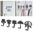 thumbnail image 1 of Metal Adhesive Hook, Wall Handbag Hook 5 Pcs  For Coats For Baby Towels, 1 of 8