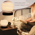 thumbnail image 4 of Planet Table Lamp Bedroom Sleep Light Bedside Lamp & Small Night Light,Dimmable Swirl Planet Table Lamp for Bedroom Nightstand, Desk Lamp for Living Room, Office, Kids Room, Nursery, 4 of 5