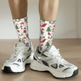 thumbnail image 6 of Rateoe Gnomes Merry Christmas for Women Casual Calf Socks - Cute Crew Socks - Thin Soft Above Ankle Socks Size 5-11, 6 of 6