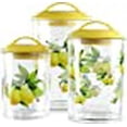 thumbnail image 3 of Reston Lloyd 11419 Acrylic Canister Set  Fresh Lemons, 3 of 9