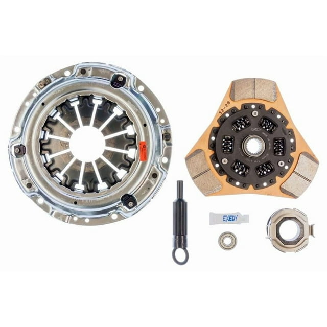 Exedy Clutch and Flywheels Clutch Set 15955 Stage 2; 9.1 Inch Clutch Diameter; 1 Inch x 24 Spline Input Shaft; Diaphragm; 199 Foot Pound Torque Capacity; Single Disc/Cerametallic Friction Material