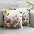 thumbnail image 3 of Ullo0ord Pillow Covers Sunflower Floral Decorative for Sofa Decor 24x24in, 3 of 5